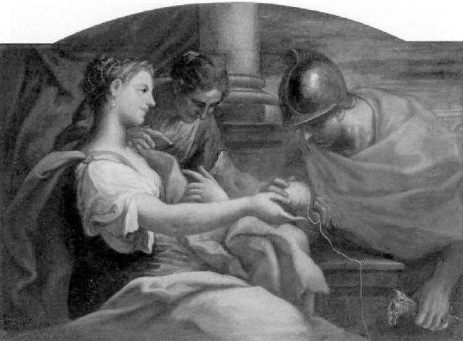 아리아드네와 테세우스, Niccolo Bambin(1651-1736)