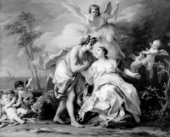 디오니소스와 아리아드네, Jacopo Amigoni, 1740-1742