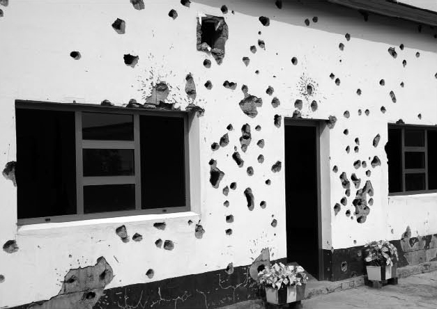벨기에인 유엔군 10명이 살해되었던 건물