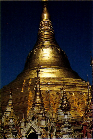 미얀마의 쉐지곤 파고다
