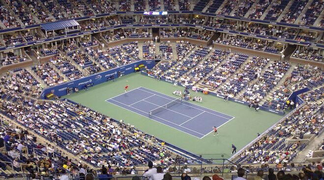 2007 US 오픈 테니스 대회 경기 장면