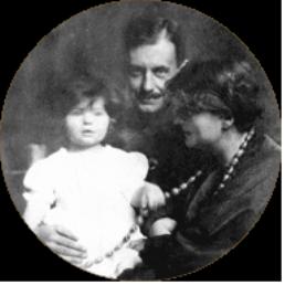 1918년, 알마와 그로피우스, 그들의 딸 마농