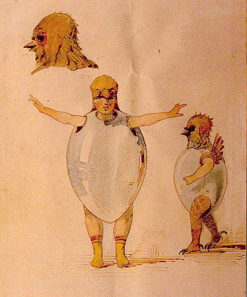 ‘껍질을 덜 벗은 햇병아리들의 발레’, 1871