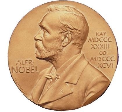 노벨의 초상이 새겨진 금메달