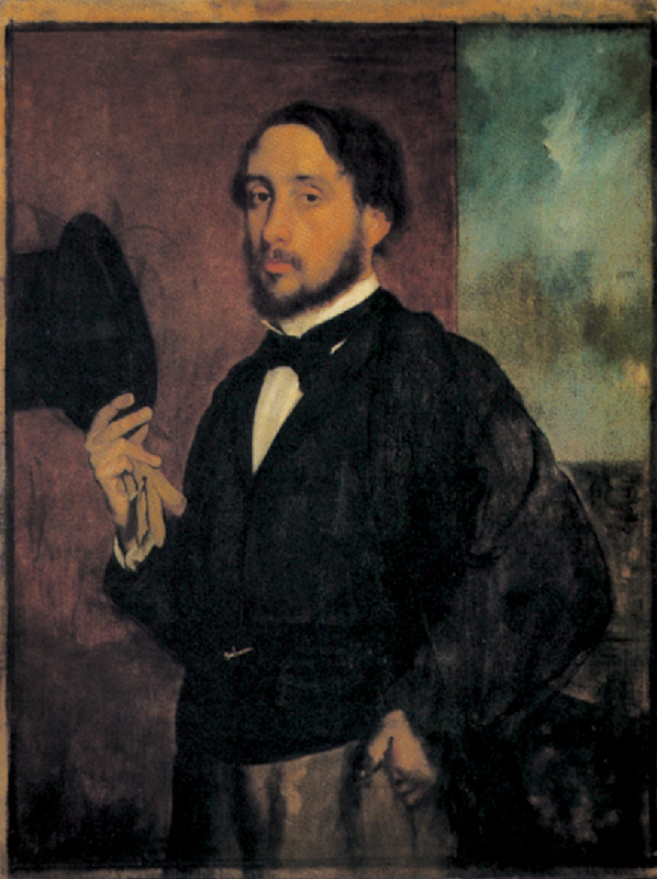 드가, 〈자화상〉, 1863년, 캔버스에 유채, 26×19cm, 포르투갈 리스본 미술관