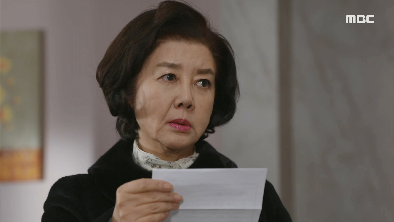 진예솔이 심이영에게 쓴 편지를 읽는 김영란, ＂엄마는 잘...지내...?＂, MBC 210106 방송