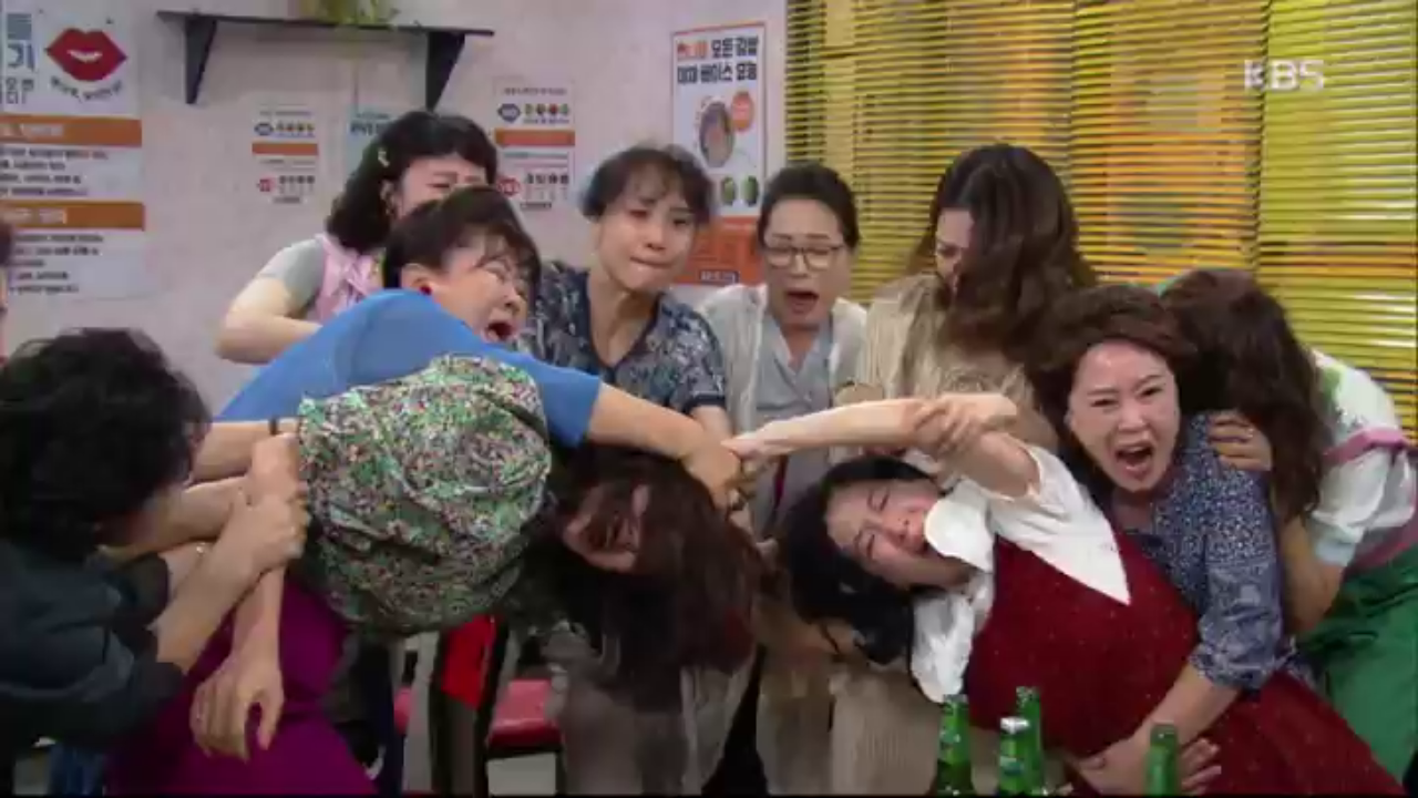 분위기 와장창☆ 깨버리는 조미령, 대적하는 백지원 ＂네가 뭔데 날 쳐!!＂