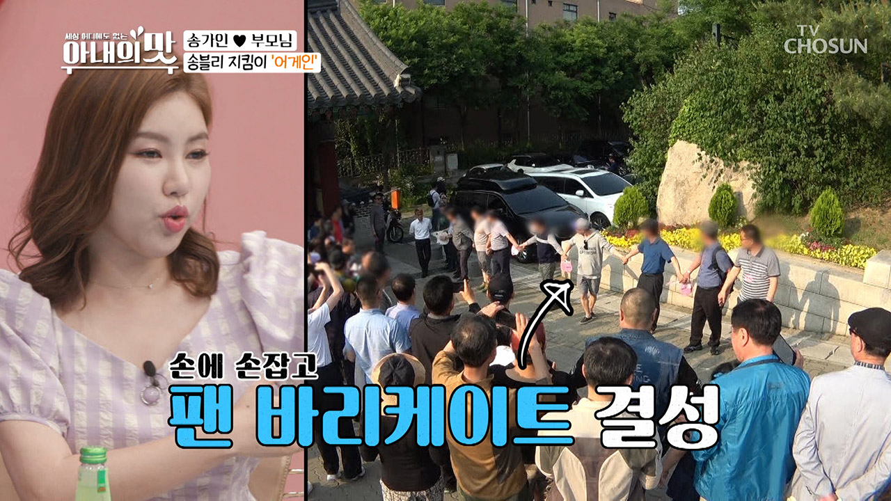 BTS 콘서트 장에서 이런 거 봤어! 인파를 주도하는 미스트롯 ‘眞’