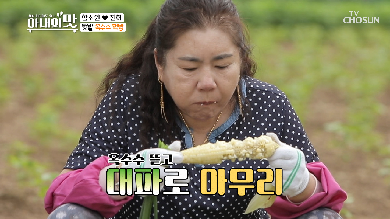 ˹희귀조합˼ 옥수수+대파+고추장 3중 먹방?