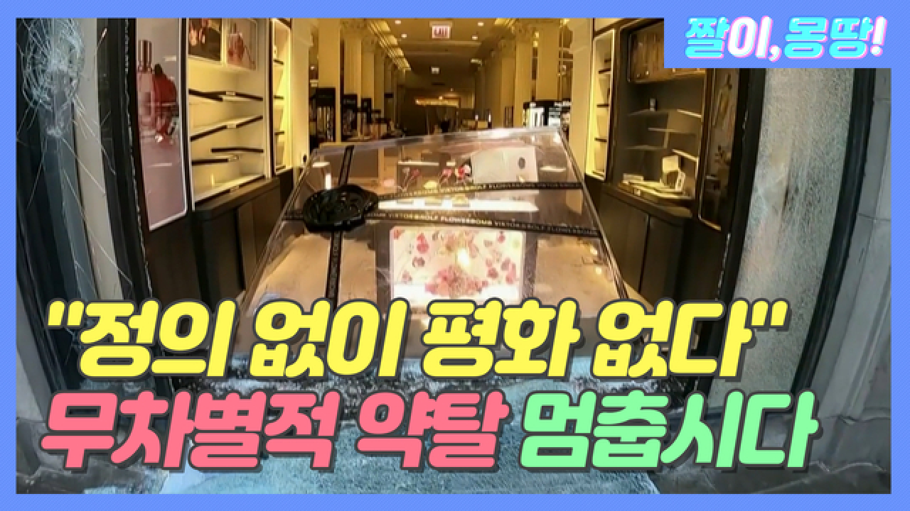 ＂정의 없이 평화 없다＂ 무차별적 약탈 멈춰주세요! - kakaoTV ＂정의 없이 평화 없다＂ 무차별적 약탈 멈춰주세요!