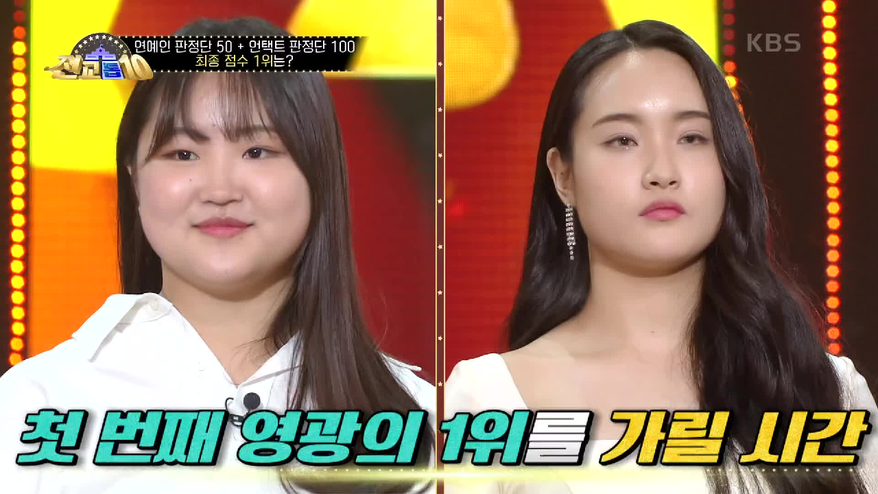 ※최종 결과 발표※ 왕중왕전에 진출할 대망의 1위는?