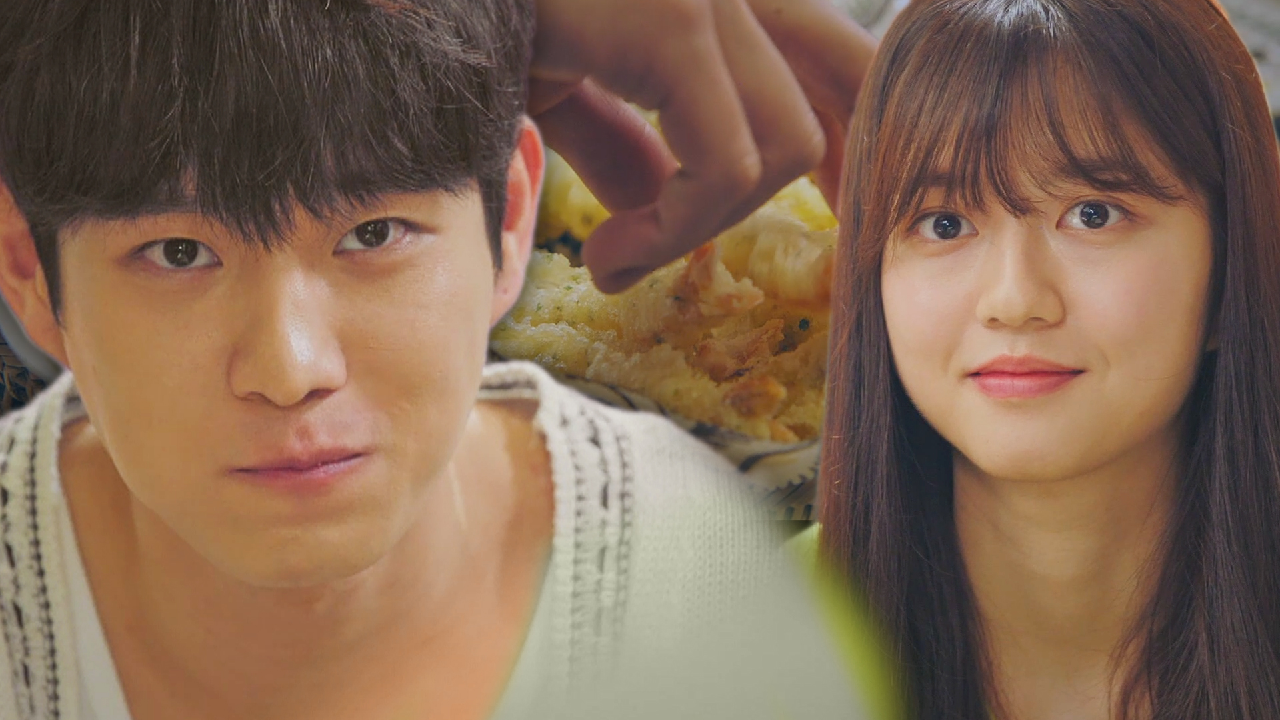 스윗한 김영대, 머쓱해하는 김현수 위해 튀김 한입!
