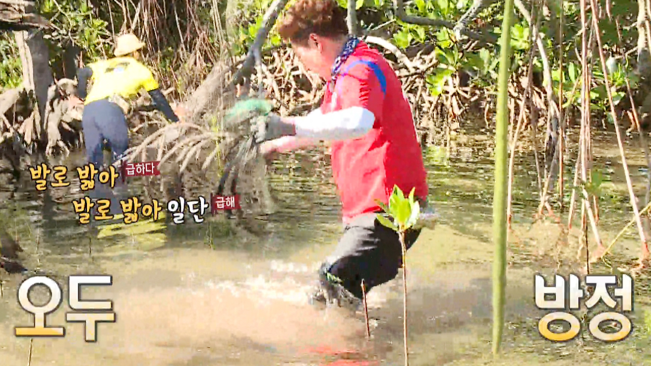 노우진, 이영표도 울고 갈 헛다리 짚기로 ‘머드크랩 사냥 실패’