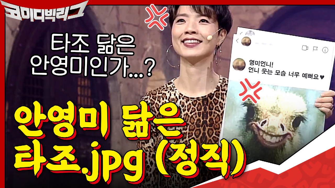 안영미 닮은 타조.jpg (정직한 제목, 정직한 내용)