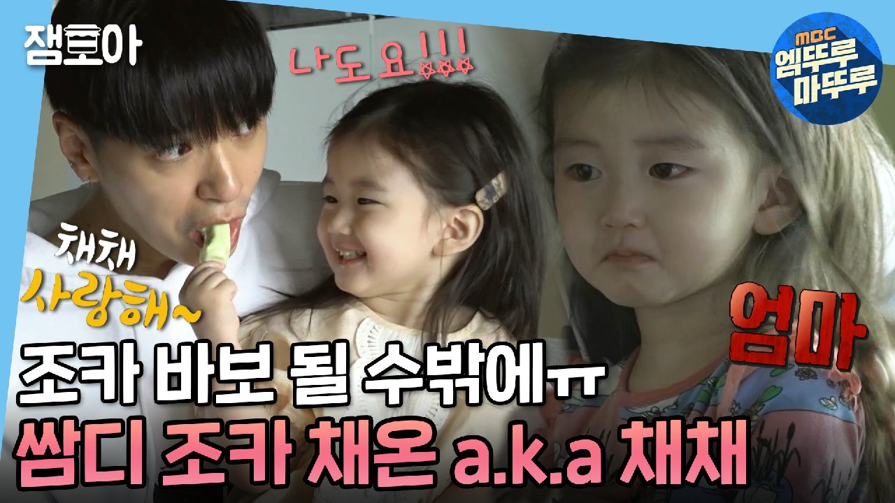 [엠뚜루마뚜루] 눈에서 꿀 뚝뚝🍯 쌈디의 사랑스런 조카 채채... 쌈디의 사랑스런 조카 채채 ◡‿◡✿ | #나혼자산다 MBC210507방송