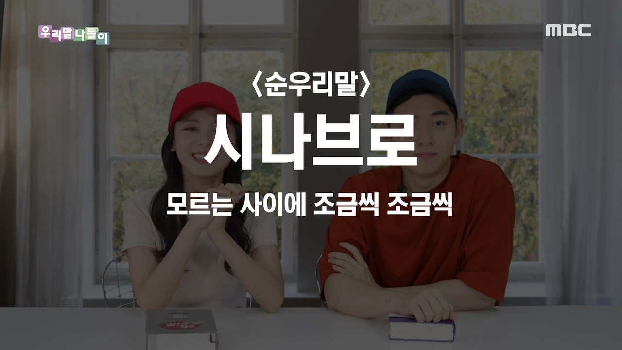 순우리말 - 시나브로, MBC 200921 방송 - kakaoTV 순우리말 - 시나브로, MBC 200921 방송