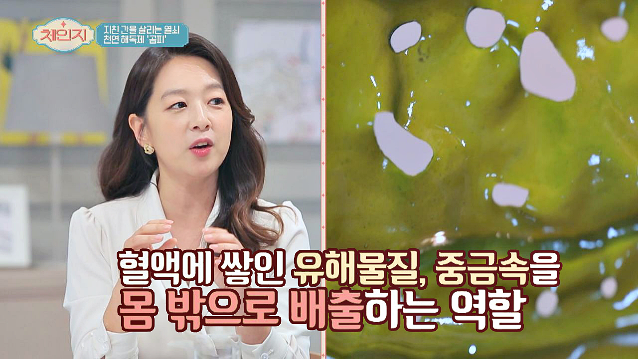 간 해독에 도움을 주는 천연 해독제 &#39;곰피&#39; 속 핵심 성분 ☞ &#39;알긴산&#39;