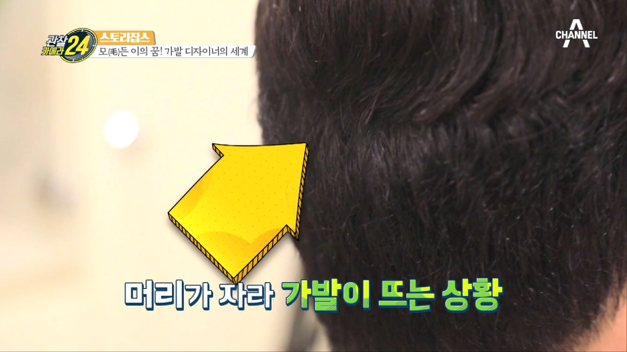 가발 판매 뿐만 아니라 가발 관리까지 하는 가발 디자이너