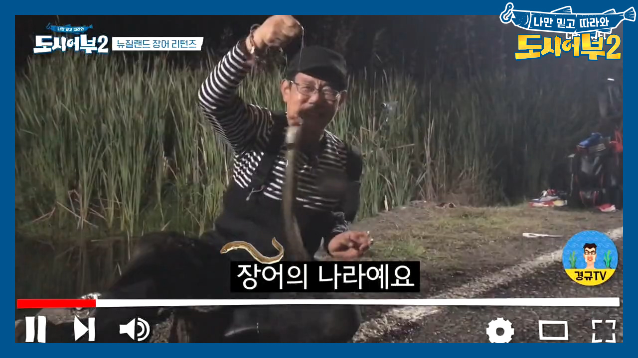 #뉴질랜드는_장어의_나라! 장어의 신 ^갓경규^ 화려한 몸기술 작렬♥