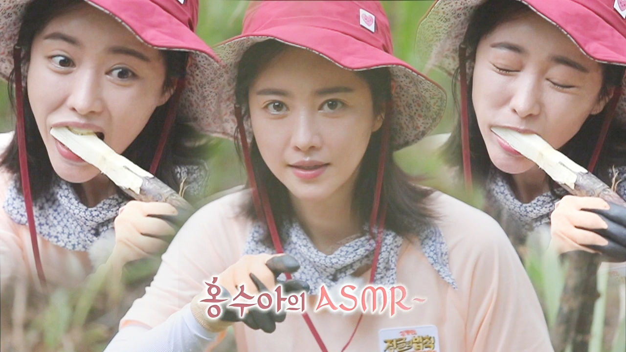 [코믹] 홍수아, 대륙 여신의 사탕수수 ASMR!