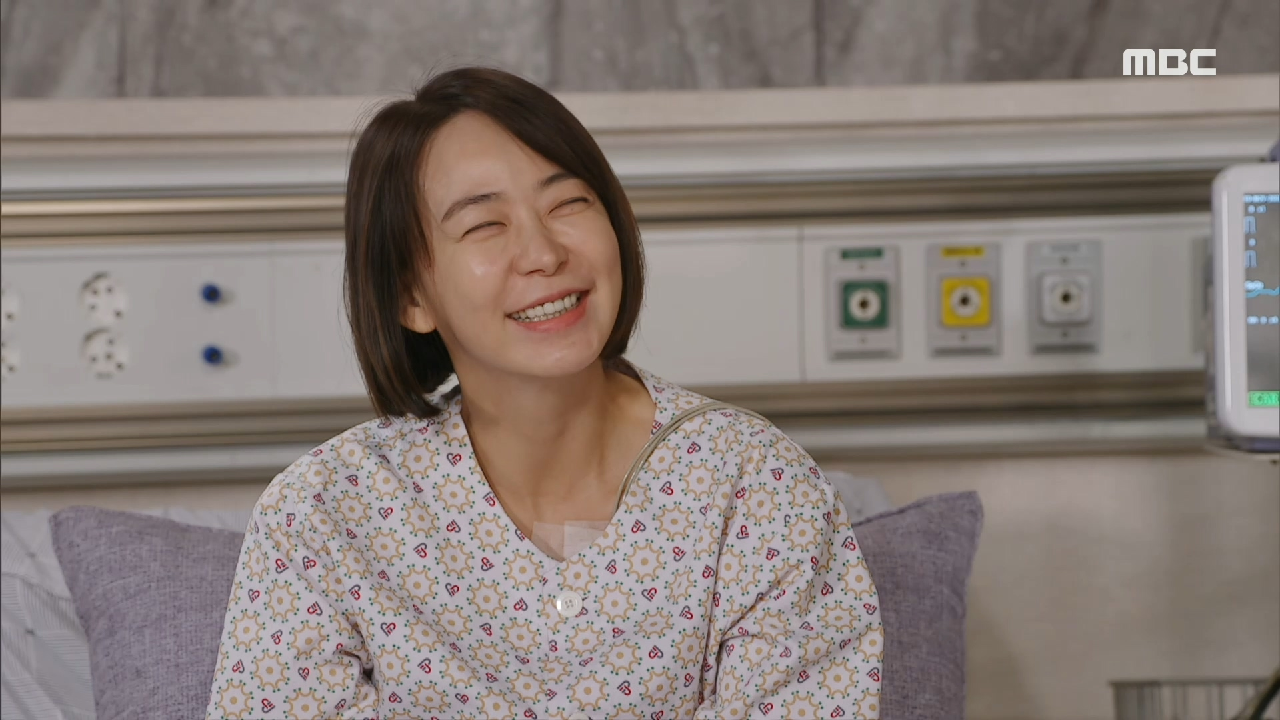 항암 치료를 위해 병원에 입원한 심이영!