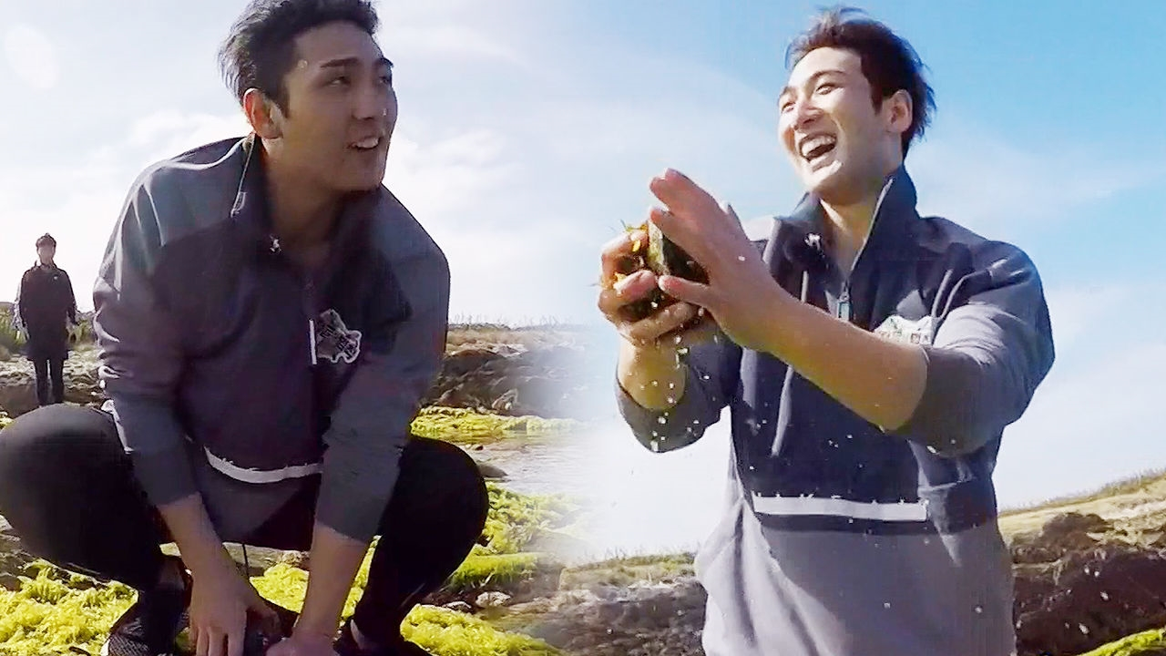 원샷 원킬! 뉴이스트 백호, ‘전복 따기 마스터’ 등극