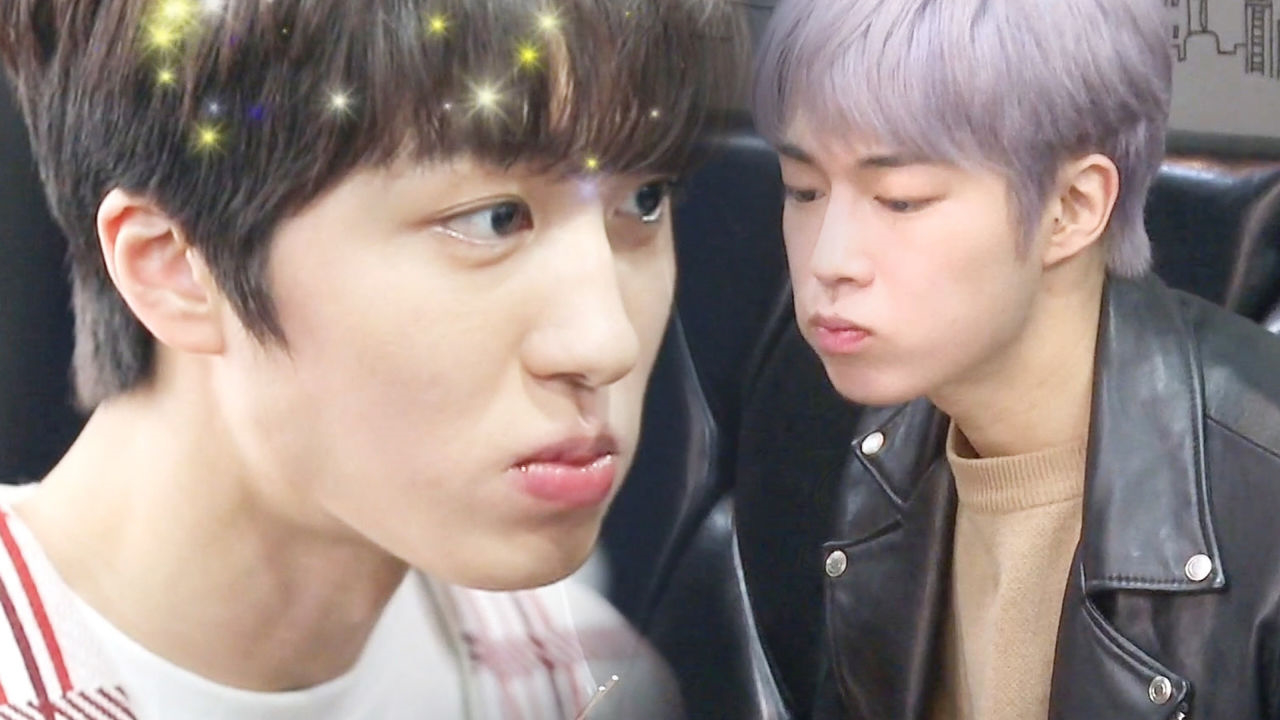 SF9 찬희·다원, 쉴 틈 없는 젓가락질 감탄