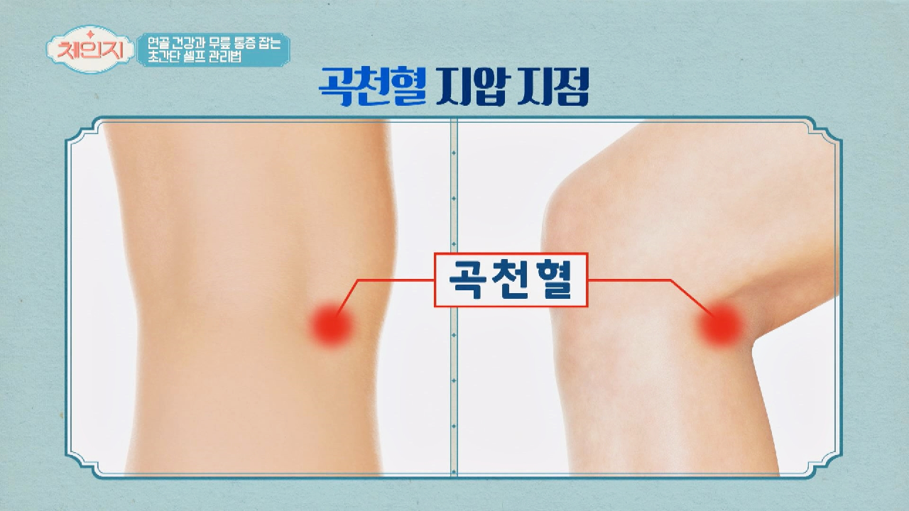 연골 건강과 무릎 통증 잡는 ☆혈자리 지압법☆