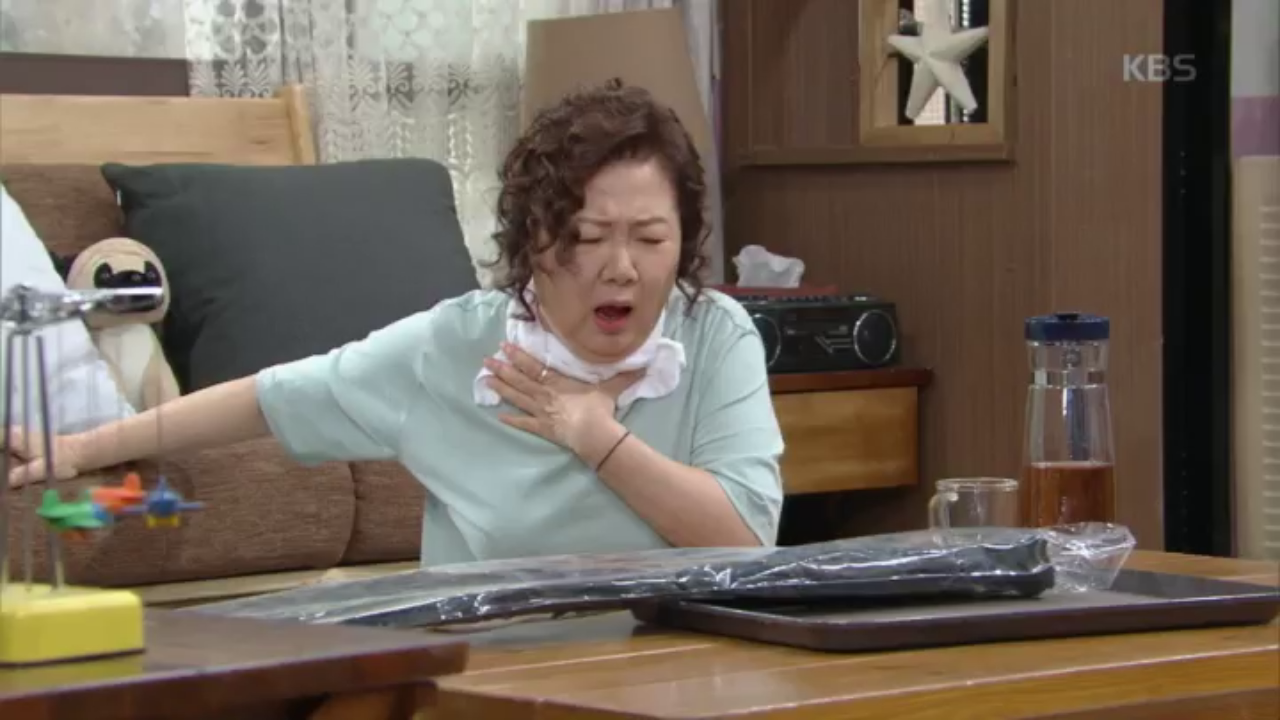임신한 김소연을 위해 미역을 준비하는 김해숙, 기침소리가 심상치 않은데...?