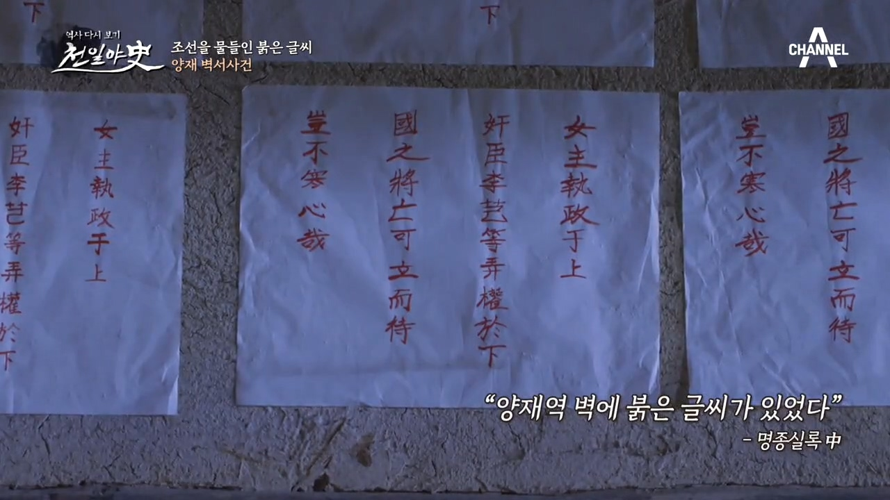 조선을 피로 물들인 붉은 글씨, 양재 벽서사건