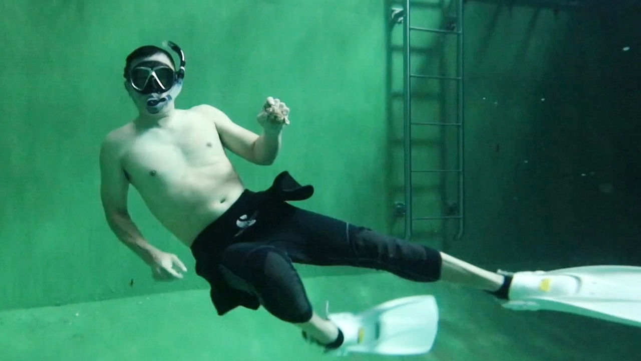 ‘명불허전’ 허재, 나이 잊은 몸매로 수중훈련!