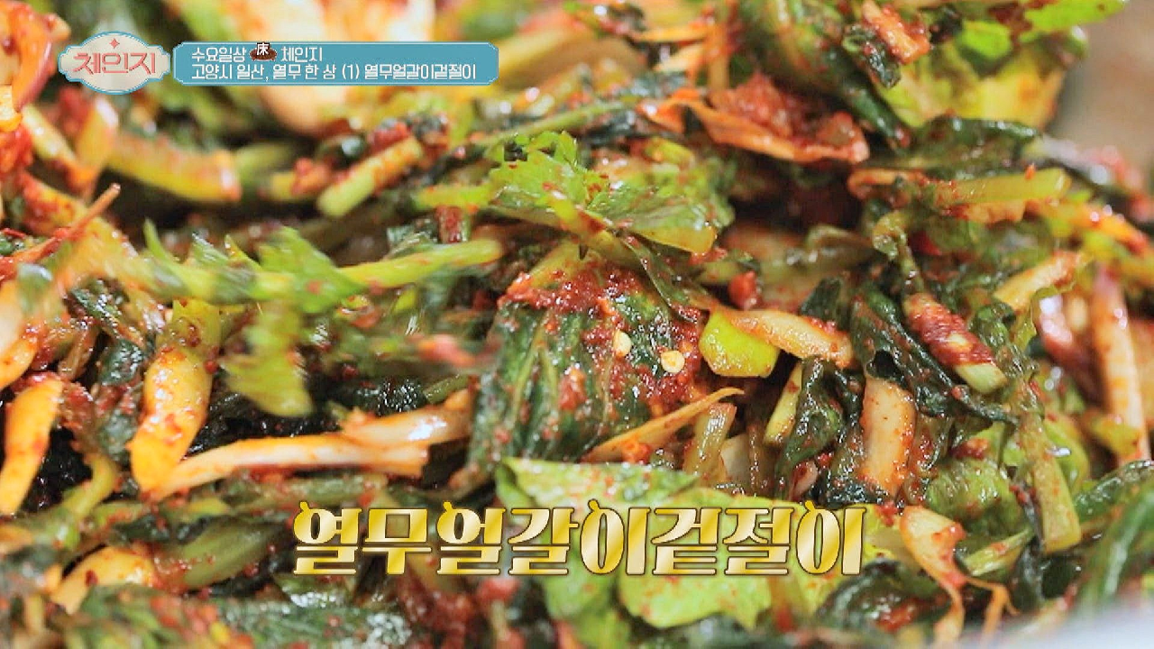 벌써부터 침 고이는? 일산의 특산품 「열무얼갈이겉절이」 | JTBC 210224 방송