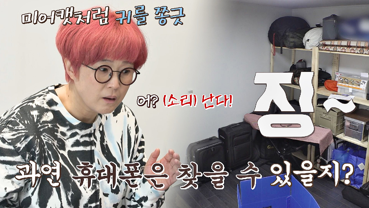 (귀 쫑긋??) 미어캣 모드 ON 송은이의 잃어버린 휴대폰?을 찾아서...★ | JTBC 210405 방송