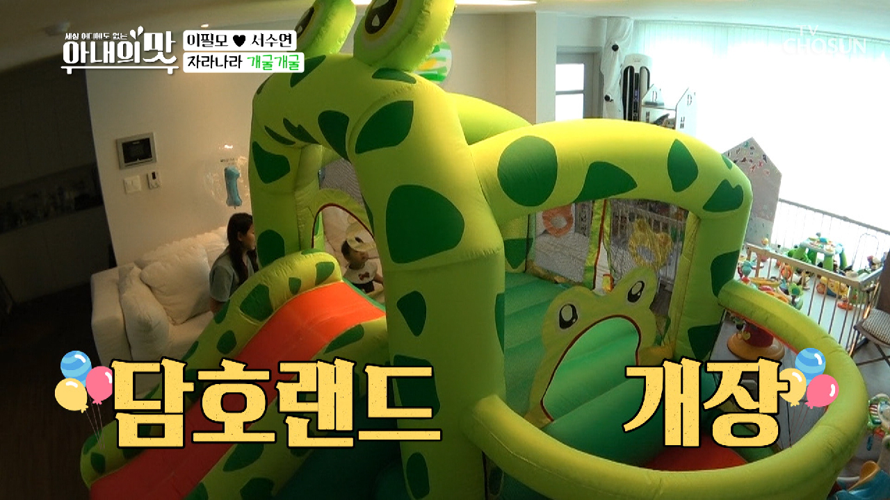 거실을 희생한다..★ 담호만을 위한 키즈카페☺