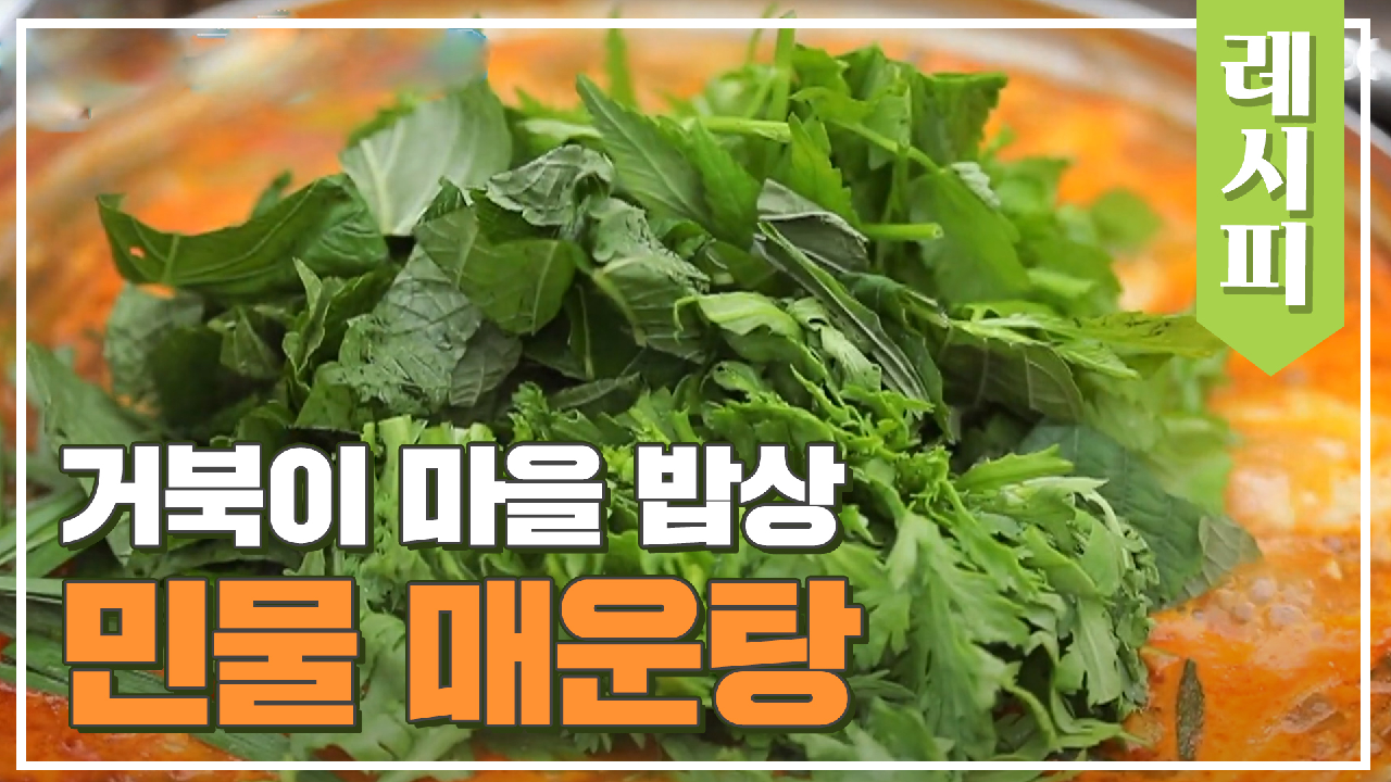 거북이 마을 밥상 쌍두마차 ＜민물 매운탕＞ ? 레시피 대공개!
