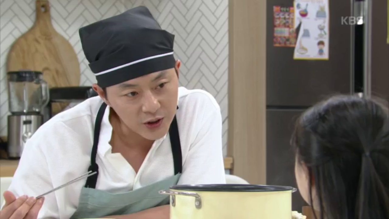 생각보다(?) 딸을 잘보살피는 이원재!