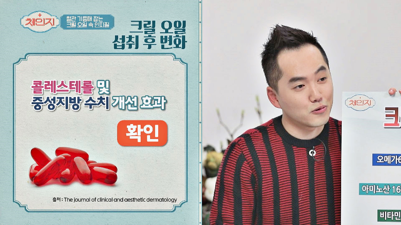 혈관 청소부 &#39;크릴 오일&#39;효과 ☞ 콜레스테롤 개선 효과