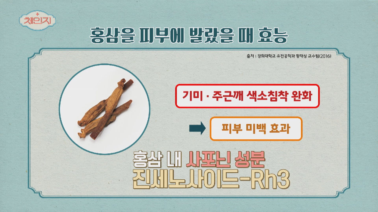 [피부 관리 TIP] 피부 노화 예방에 도움을 주는 홍삼!