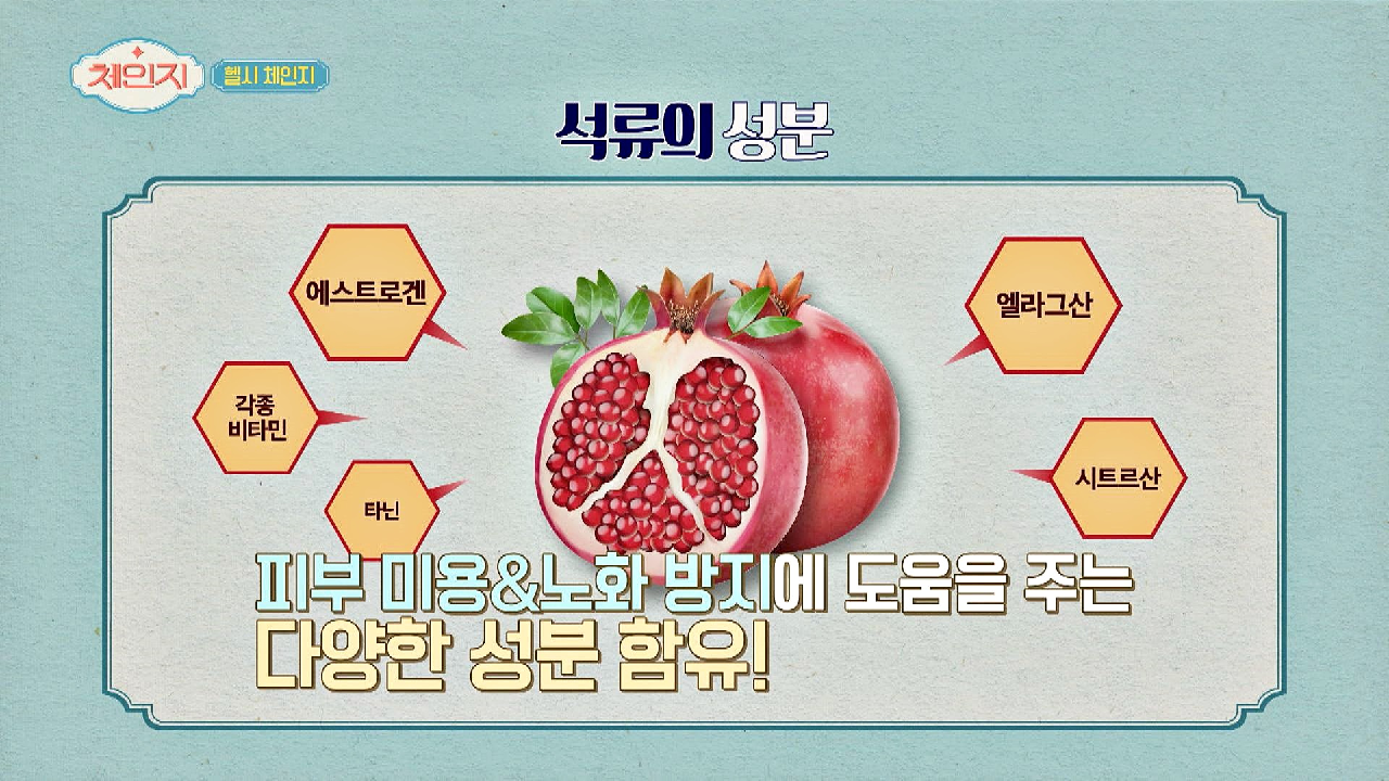 피부 미용&amp;노화 방지에 도움 주는 과일 &#39;석류&#39;