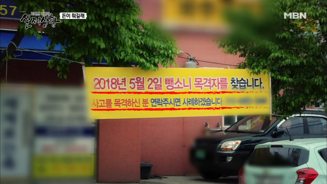 (실제상황) 뺑소니 목격자를 찾습니다!