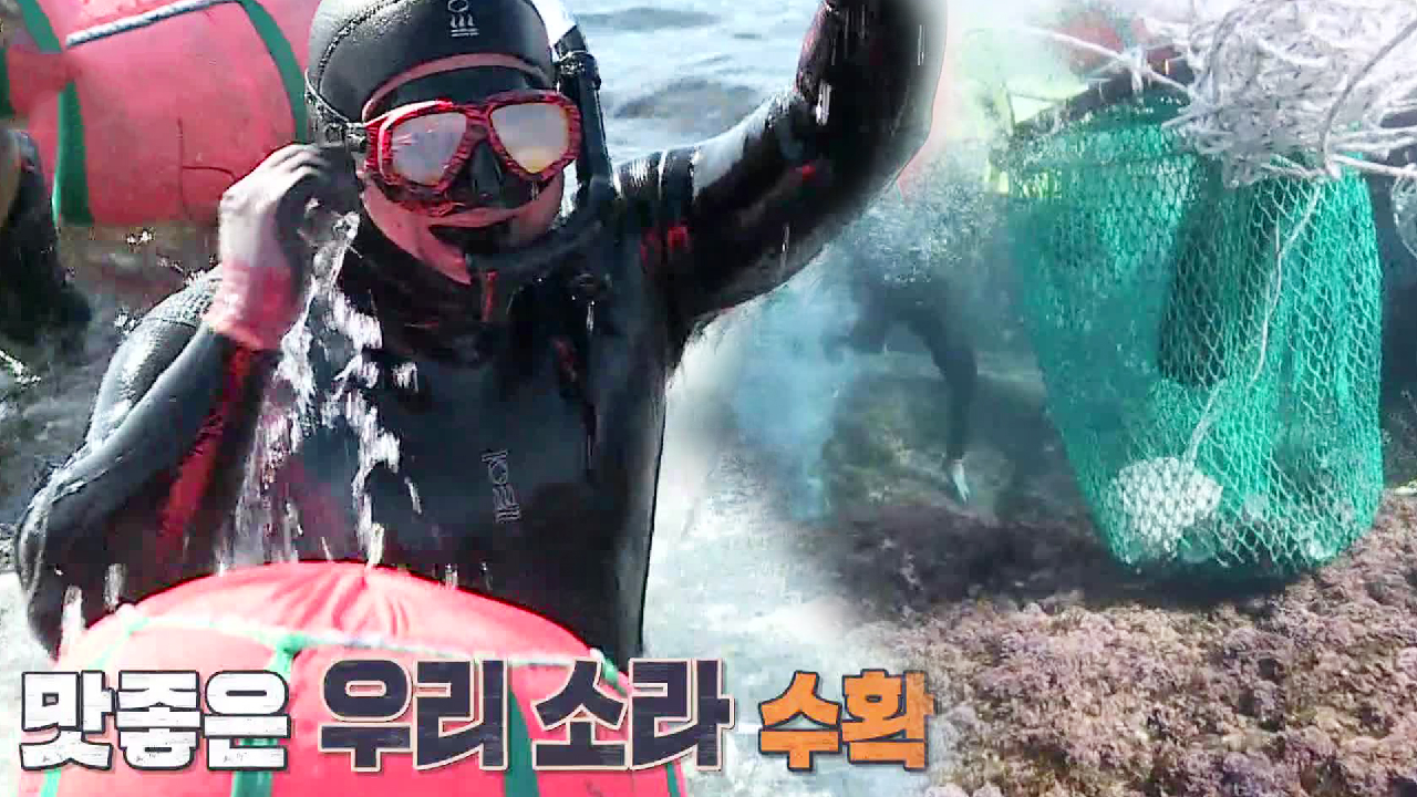 ‘소라의 왕’ 김태균, 제주 해녀들과 함께하는 물질!