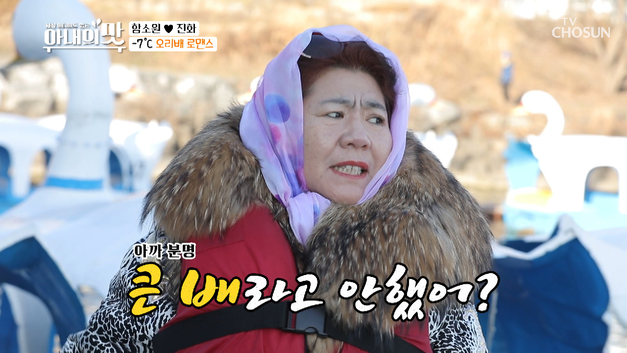 짜증 적립☹ 결혼 38주년, 유람선이 아닌 오리배..?