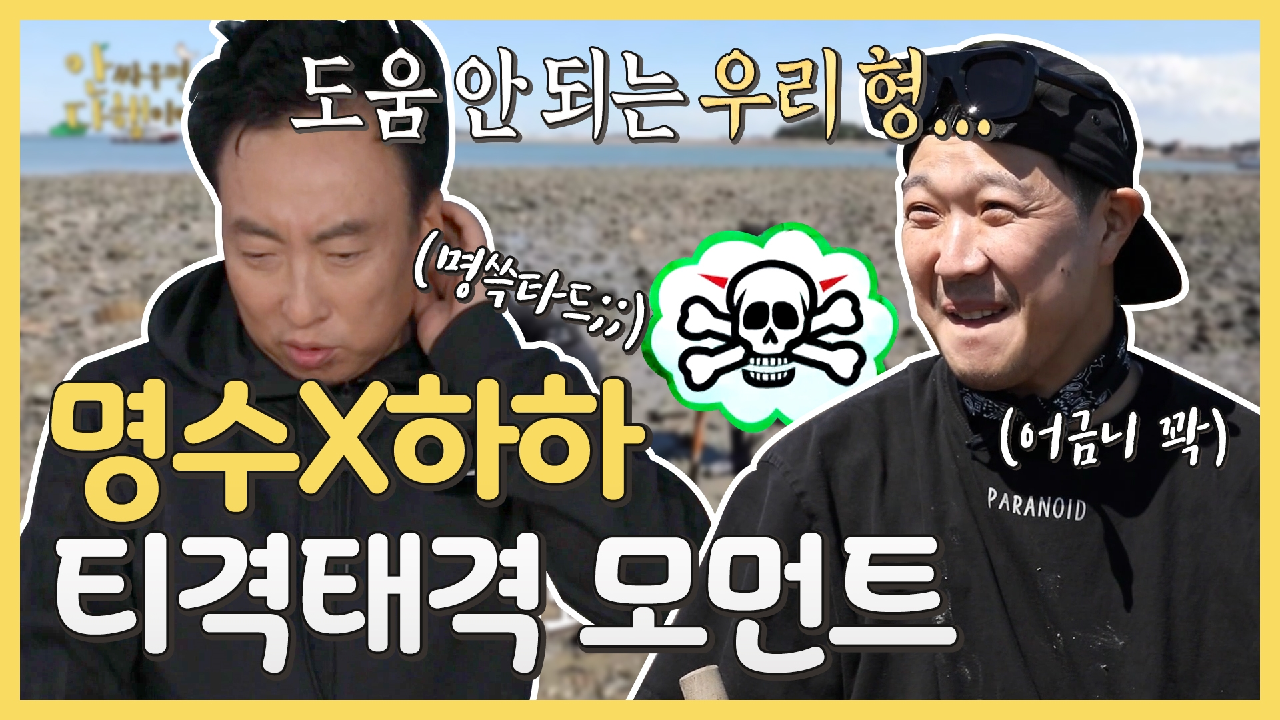 [안다행] 박명수X하하 무인도도전 티격태격 꿀잼 모먼트