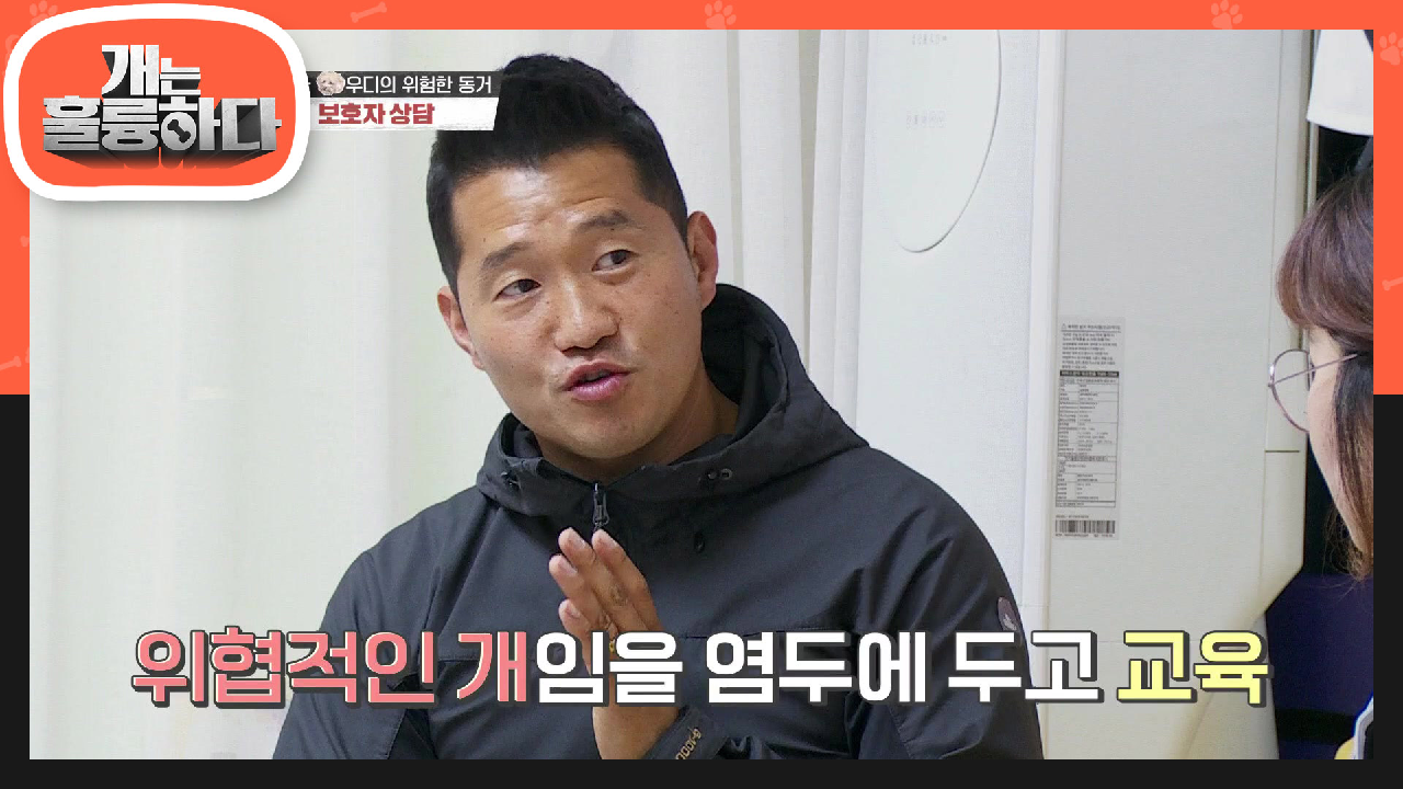 공격성만큼은 맹수급!! 우디의 훈련이 시급하다 말을 꺼내는 강훈련사! | KBS 210614 방송