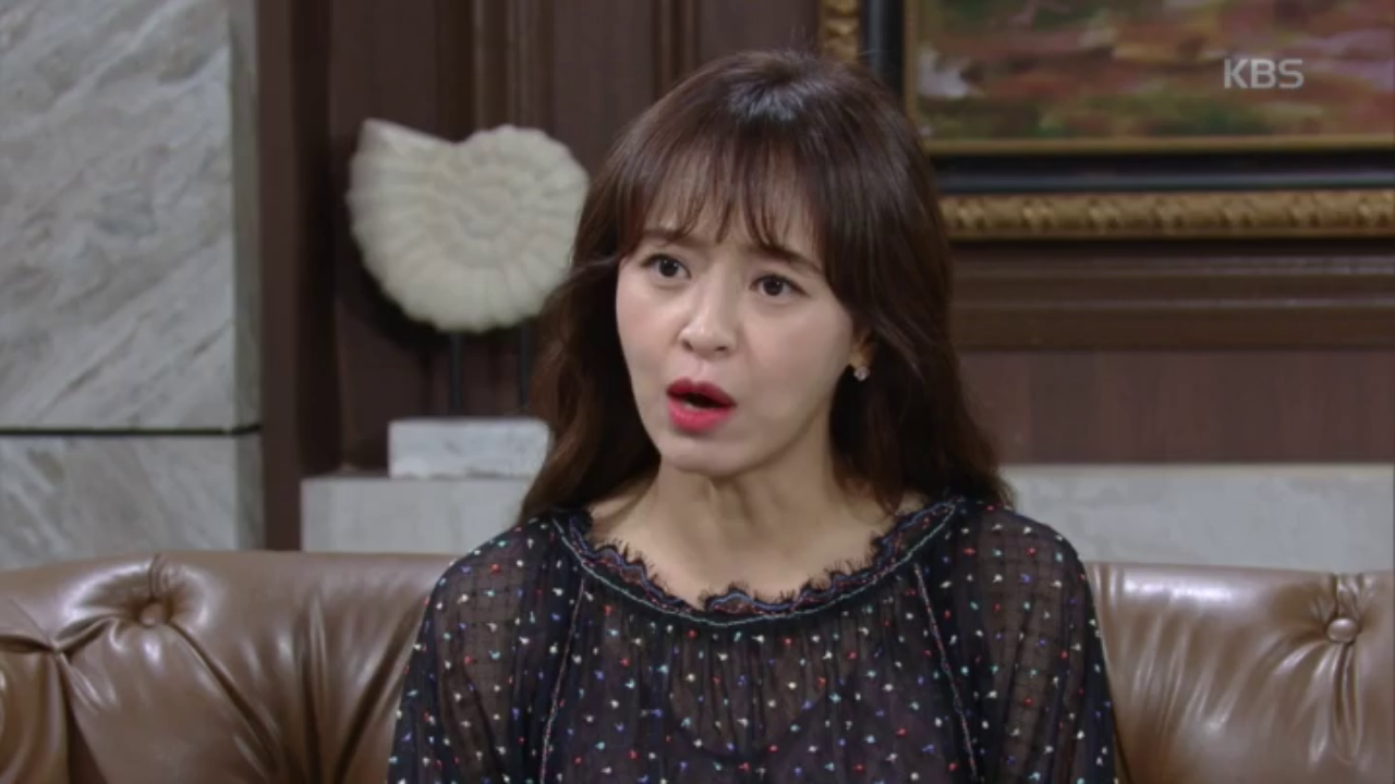 동방우에게 최명길을 빨리 미국에 보내버려야 한다고 강요하는 강성연 "당신이 나보다 더 독해!"