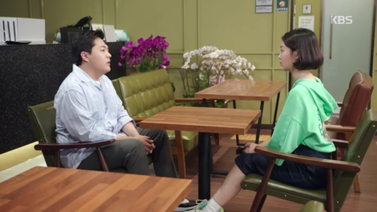 아픈 김해숙을 친어머니처럼 극진히 챙기는 남태부와 미안함으로 생각이 복잡해진 김하경
