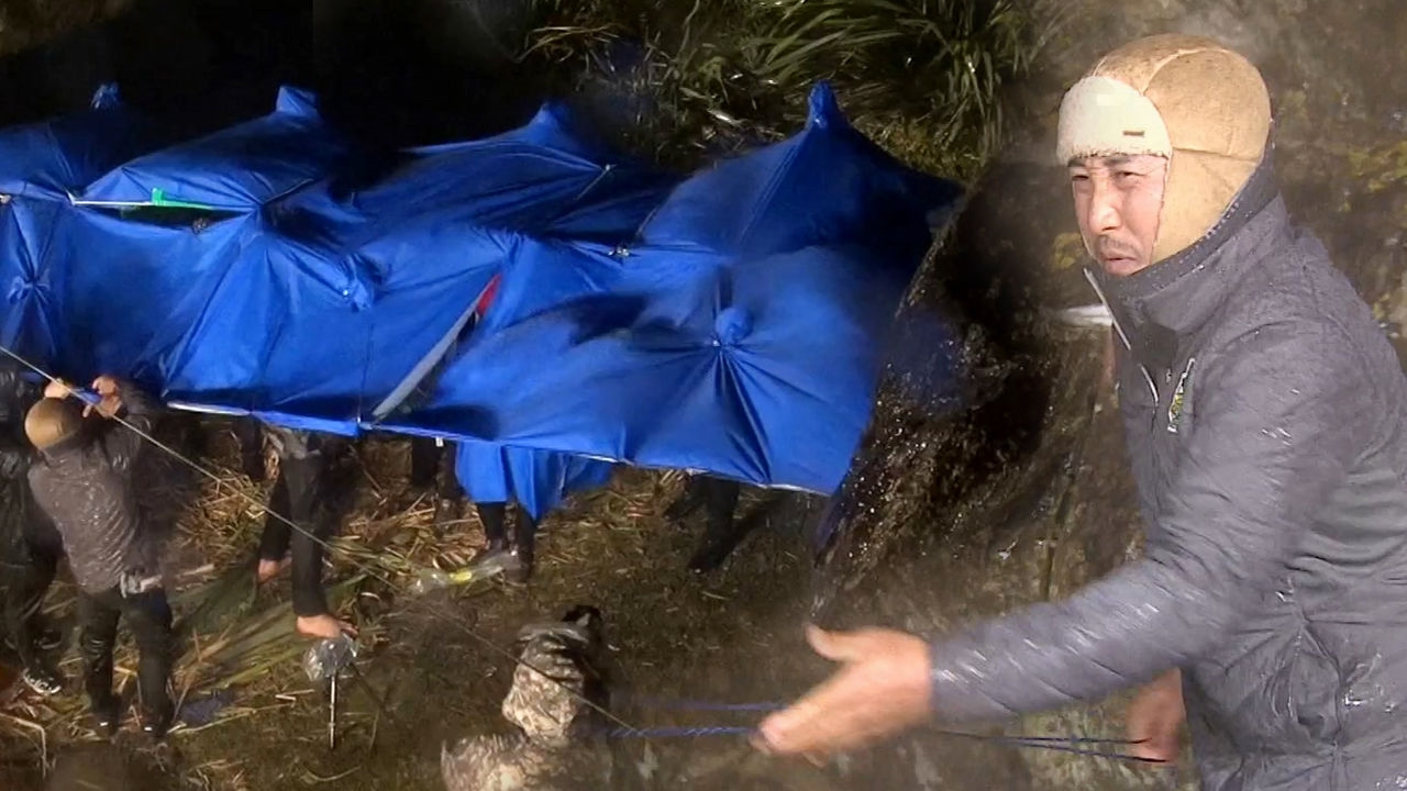 ‘神의 사나이’ 김병만, 돌풍 급습에도 끄떡없는 리더십!