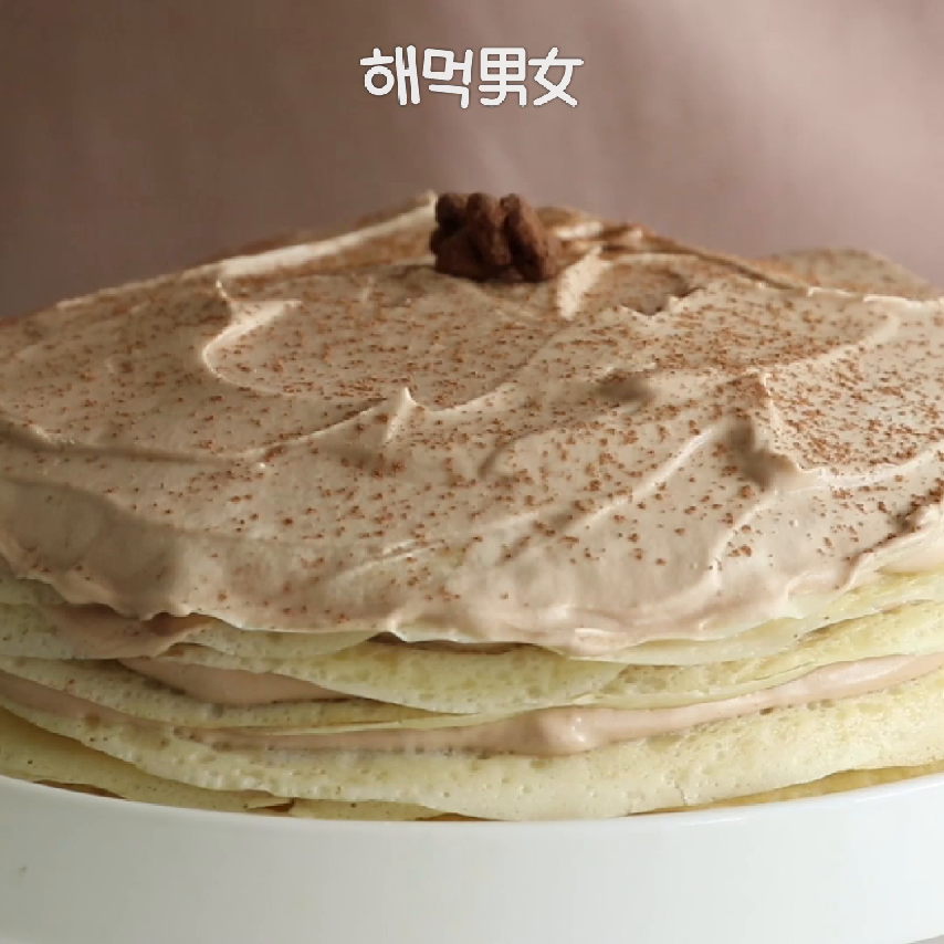노! 오븐 누텔라 크레이프 케이크! - kakaoTV 노! 오븐 누텔라 크레이프 케이크!