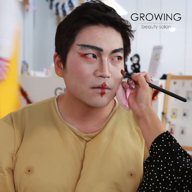 스모선수 메이크업 - 강남미용실 그로잉살롱 - kakaoTV 원장님이 오늘 더 이상해요! 스모선수 메이크업 - 강남미용실 그로잉살롱