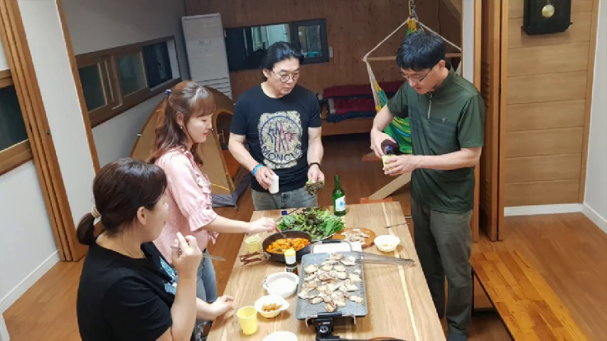  친한 친구들과 대구쉼에서 바베큐 파티 후기~